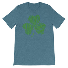 Load image into Gallery viewer, Crochet Lace Celtic Knots Shamrock Short-Sleeve Unisex T-Shirt