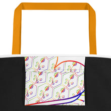 Load image into Gallery viewer, Sweetheart Box Multicolor Beach Bag