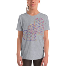 Load image into Gallery viewer, Complementary Hearts Youth Short Sleeve T-Shirt