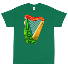 Load image into Gallery viewer, Erin the Enchantress Irish Harp Short Sleeve T-Shirt