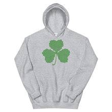 Load image into Gallery viewer, Crochet Lace Celtic Knots Shamrock Unisex Hoodie