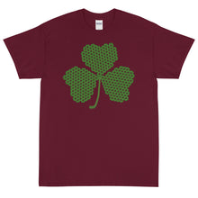 Load image into Gallery viewer, Crochet Lace Celtic Knots Shamrock Short Sleeve T-Shirt