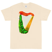 Load image into Gallery viewer, Erin the Enchantress Irish Harp Short Sleeve T-Shirt