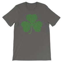 Load image into Gallery viewer, Crochet Lace Celtic Knots Shamrock Short-Sleeve Unisex T-Shirt