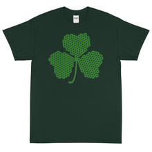 Load image into Gallery viewer, Crochet Lace Celtic Knots Shamrock Short Sleeve T-Shirt