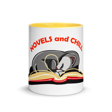 Load image into Gallery viewer, Novel and Chill Mug with Color Inside