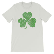 Load image into Gallery viewer, Crochet Lace Celtic Knots Shamrock Short-Sleeve Unisex T-Shirt