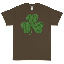 Load image into Gallery viewer, Crochet Lace Celtic Knots Shamrock Short Sleeve T-Shirt