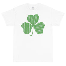 Load image into Gallery viewer, Crochet Lace Celtic Knots Shamrock Short Sleeve T-Shirt