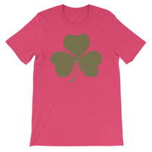 Load image into Gallery viewer, Crochet Lace Celtic Knots Shamrock Short-Sleeve Unisex T-Shirt