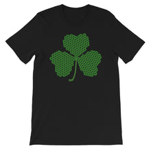 Load image into Gallery viewer, Crochet Lace Celtic Knots Shamrock Short-Sleeve Unisex T-Shirt