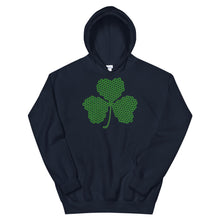 Load image into Gallery viewer, Crochet Lace Celtic Knots Shamrock Unisex Hoodie