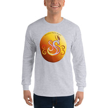 Load image into Gallery viewer, Delighted Stylus Studio Logo Men’s Long Sleeve Shirt.