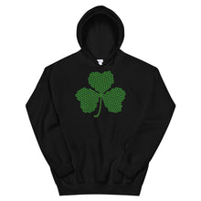 Load image into Gallery viewer, Crochet Lace Celtic Knots Shamrock Unisex Hoodie