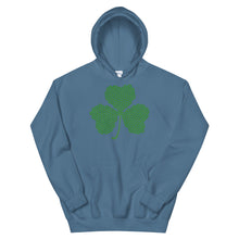 Load image into Gallery viewer, Crochet Lace Celtic Knots Shamrock Unisex Hoodie