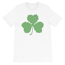 Load image into Gallery viewer, Crochet Lace Celtic Knots Shamrock Short-Sleeve Unisex T-Shirt