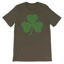 Load image into Gallery viewer, Crochet Lace Celtic Knots Shamrock Short-Sleeve Unisex T-Shirt