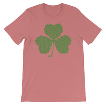 Load image into Gallery viewer, Crochet Lace Celtic Knots Shamrock Short-Sleeve Unisex T-Shirt