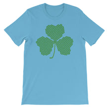 Load image into Gallery viewer, Crochet Lace Celtic Knots Shamrock Short-Sleeve Unisex T-Shirt