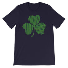 Load image into Gallery viewer, Crochet Lace Celtic Knots Shamrock Short-Sleeve Unisex T-Shirt