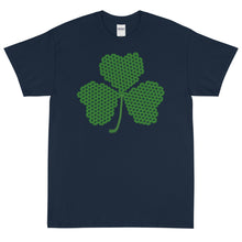 Load image into Gallery viewer, Crochet Lace Celtic Knots Shamrock Short Sleeve T-Shirt