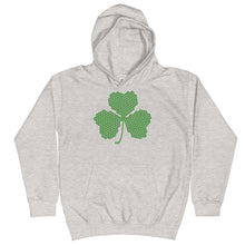 Load image into Gallery viewer, Crochet Lace Celtic Knots Shamrock Kids Hoodie