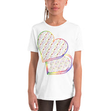 Load image into Gallery viewer, Sweetheart Box Multicolor Youth Short Sleeve T-Shirt