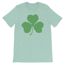 Load image into Gallery viewer, Crochet Lace Celtic Knots Shamrock Short-Sleeve Unisex T-Shirt