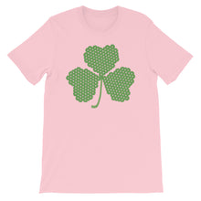 Load image into Gallery viewer, Crochet Lace Celtic Knots Shamrock Short-Sleeve Unisex T-Shirt