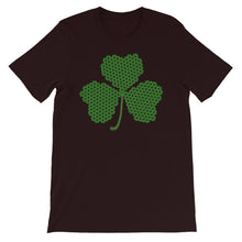 Load image into Gallery viewer, Crochet Lace Celtic Knots Shamrock Short-Sleeve Unisex T-Shirt