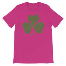 Load image into Gallery viewer, Crochet Lace Celtic Knots Shamrock Short-Sleeve Unisex T-Shirt