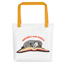 Load image into Gallery viewer, Novels and Chill Tote bag