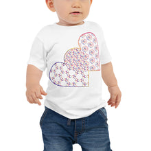 Load image into Gallery viewer, Complementary Hearts Baby Jersey Short Sleeve Tee