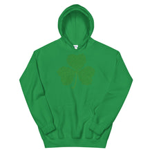 Load image into Gallery viewer, Crochet Lace Celtic Knots Shamrock Unisex Hoodie