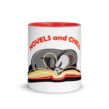 Load image into Gallery viewer, Novel and Chill Mug with Color Inside