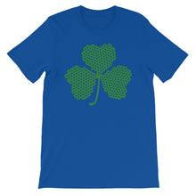 Load image into Gallery viewer, Crochet Lace Celtic Knots Shamrock Short-Sleeve Unisex T-Shirt
