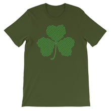 Load image into Gallery viewer, Crochet Lace Celtic Knots Shamrock Short-Sleeve Unisex T-Shirt