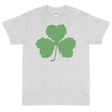 Load image into Gallery viewer, Crochet Lace Celtic Knots Shamrock Short Sleeve T-Shirt