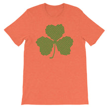 Load image into Gallery viewer, Crochet Lace Celtic Knots Shamrock Short-Sleeve Unisex T-Shirt