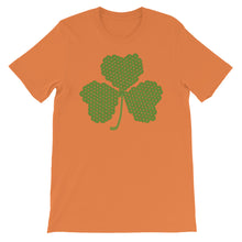 Load image into Gallery viewer, Crochet Lace Celtic Knots Shamrock Short-Sleeve Unisex T-Shirt