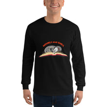 Load image into Gallery viewer, Novels and Chill Men’s Long Sleeve Shirt
