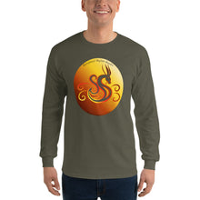 Load image into Gallery viewer, Delighted Stylus Studio Logo Men’s Long Sleeve Shirt.