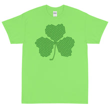 Load image into Gallery viewer, Crochet Lace Celtic Knots Shamrock Short Sleeve T-Shirt