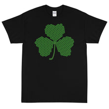 Load image into Gallery viewer, Crochet Lace Celtic Knots Shamrock Short Sleeve T-Shirt
