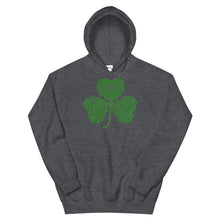 Load image into Gallery viewer, Crochet Lace Celtic Knots Shamrock Unisex Hoodie