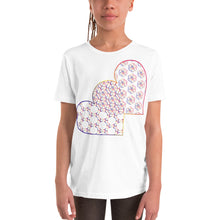 Load image into Gallery viewer, Complementary Hearts Youth Short Sleeve T-Shirt