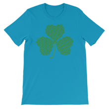 Load image into Gallery viewer, Crochet Lace Celtic Knots Shamrock Short-Sleeve Unisex T-Shirt