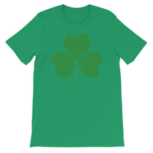 Load image into Gallery viewer, Crochet Lace Celtic Knots Shamrock Short-Sleeve Unisex T-Shirt