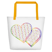 Load image into Gallery viewer, Sweetheart Box Multicolor Beach Bag