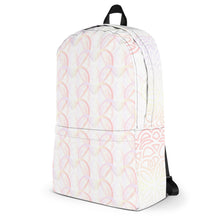 Load image into Gallery viewer, Pastel Crochet Lace Heart Backpack